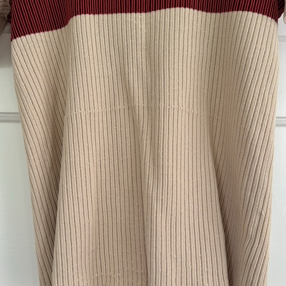 Tory Burch Plaited Rib Short Sleeve Top Medium - Picture 3 of 12